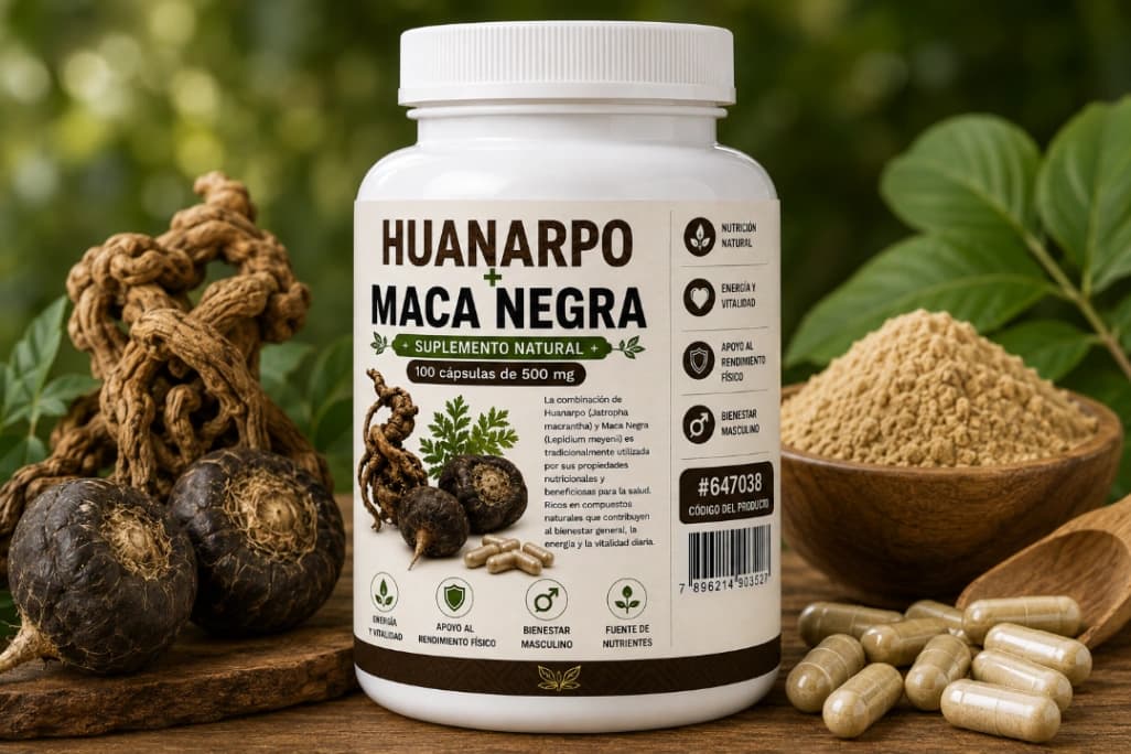 Huanarpo+Maca Negra 100 cápsulas - foto 1