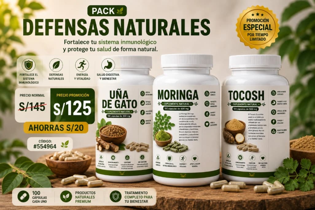 Pack Defensas Naturales - foto 1