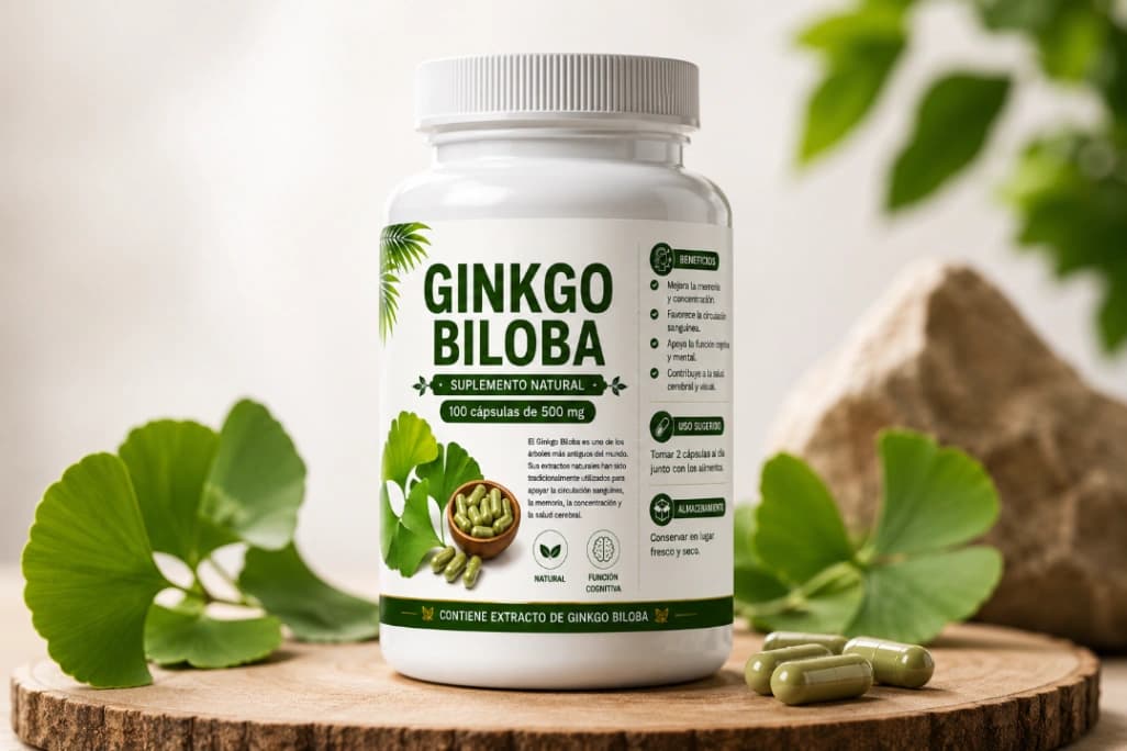Ginkgo Biloba 100 cápsulas - foto 1